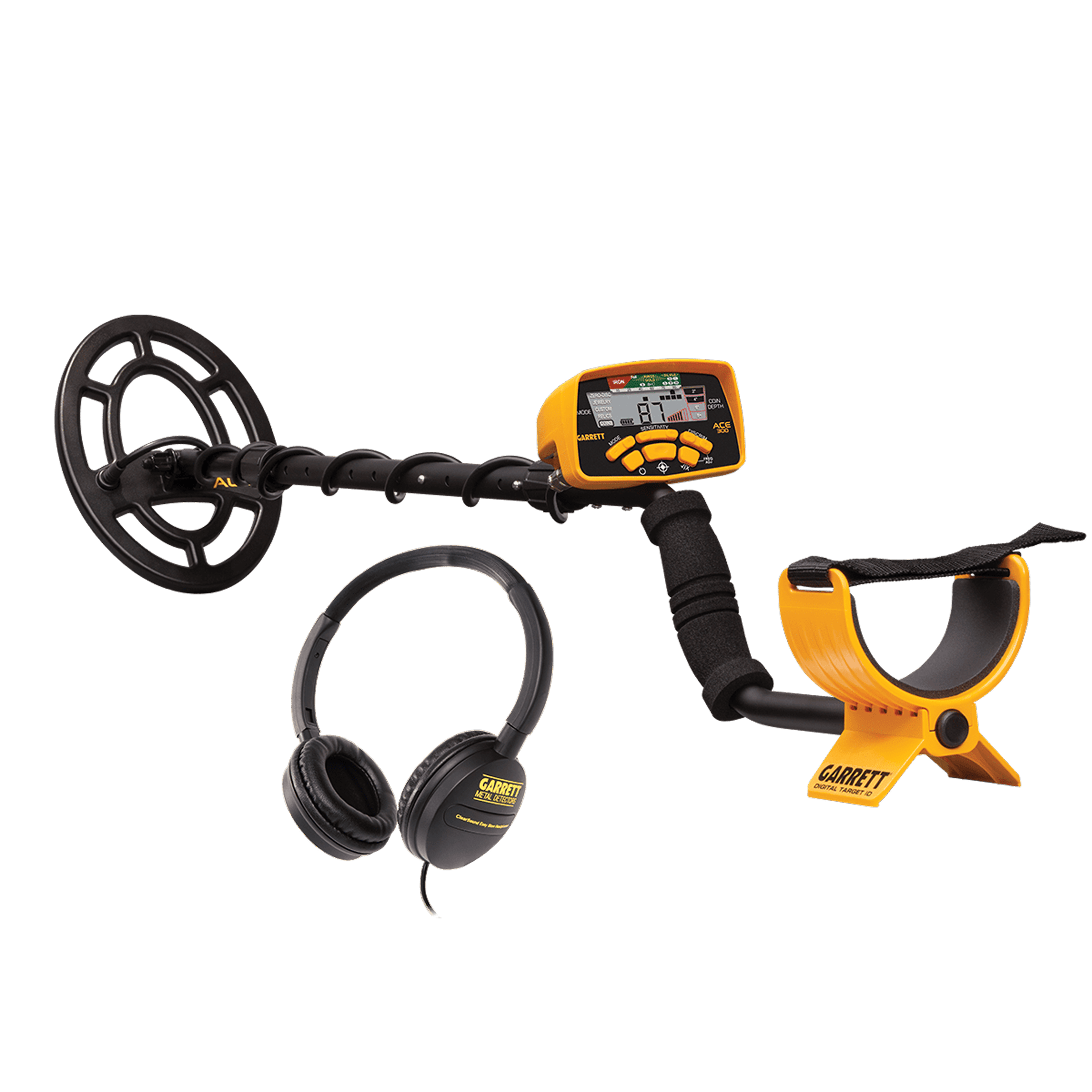 ACE 300 Metal Detector w/ ClearSound Easy Stow Headphones