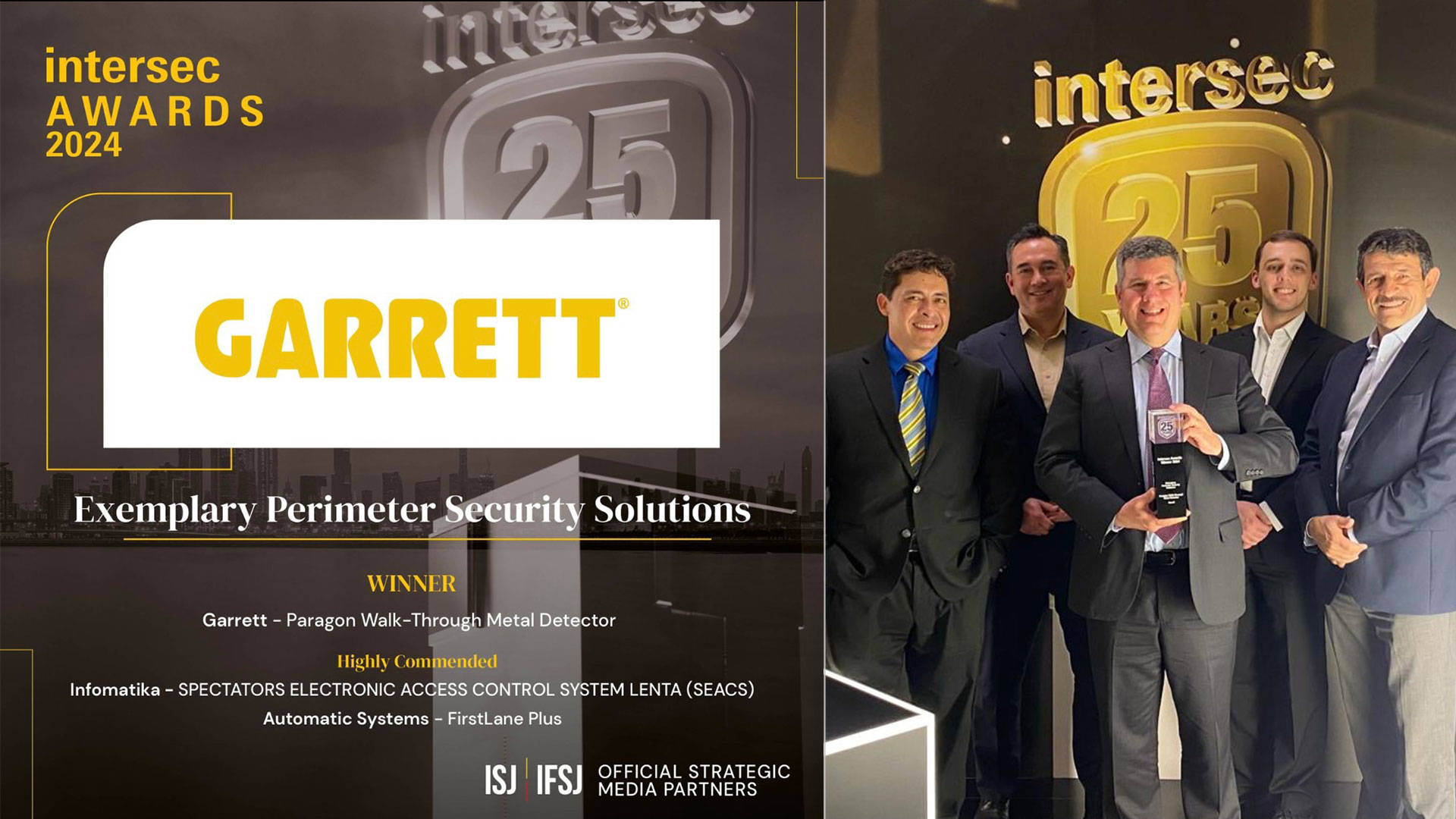 Exemplary Perimeter Security Solutions Award