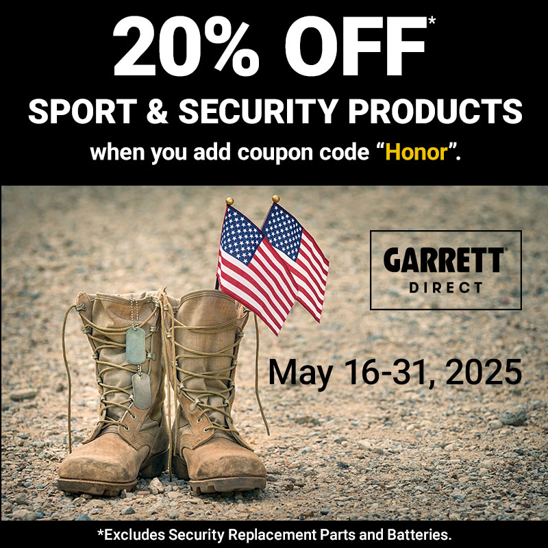20 percent off sport and security products if you use coupon code "Honor. Excludes security replacement parts and batteries.