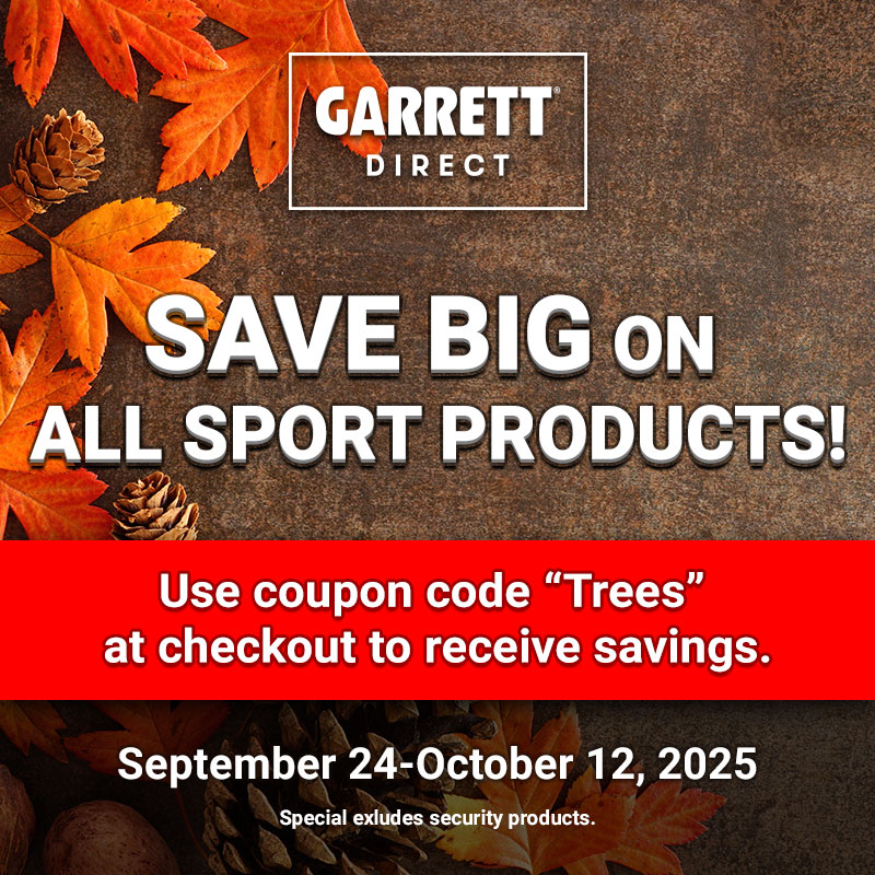 Garrett Direct Online Store: Save Big on All Sport Products. Sept. 24-Oct. 12, 2025.