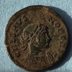 Moneda romana, descubierta por Harry M.