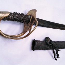 U.S. Civil War cavalry sword, found in a stream by John G.