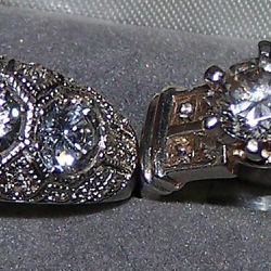 L’utilisateur de l’AT Pro, Michael H., a trouvé cette paire de bagues en diamant, évaluée à 9600 $ et 4700 $