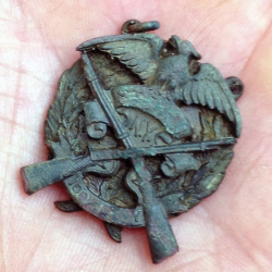Insigne de la 29e division d’infanterie de New York, du début des années 1900, trouvé par Todd B.