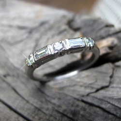 Platinum diamond ring, appraised at $1,895, found by Sonny P.