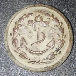 1840s Naval button, found by Cliff J.