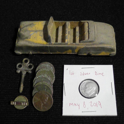 Première pièce d’argent et autres trouvailles faites par Dylan B. avec son ACE 200