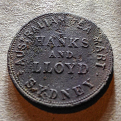 Jeton de l’ouverture du chemin de fer de Sydney de 1855, trouvé par Lachland B. avec l’ACE 200i