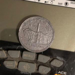 1897 Tennessee Centennial token, found by Timothy H.