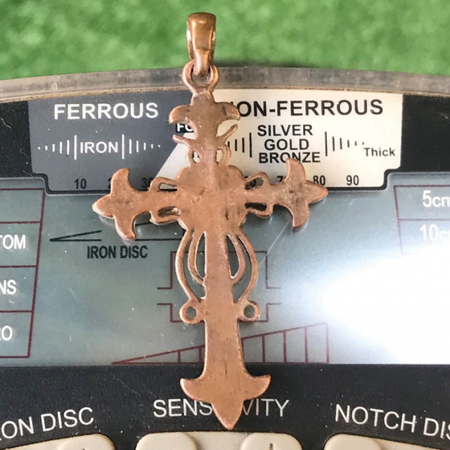 Bronze Cross with Diamonds, found by Patryk S.