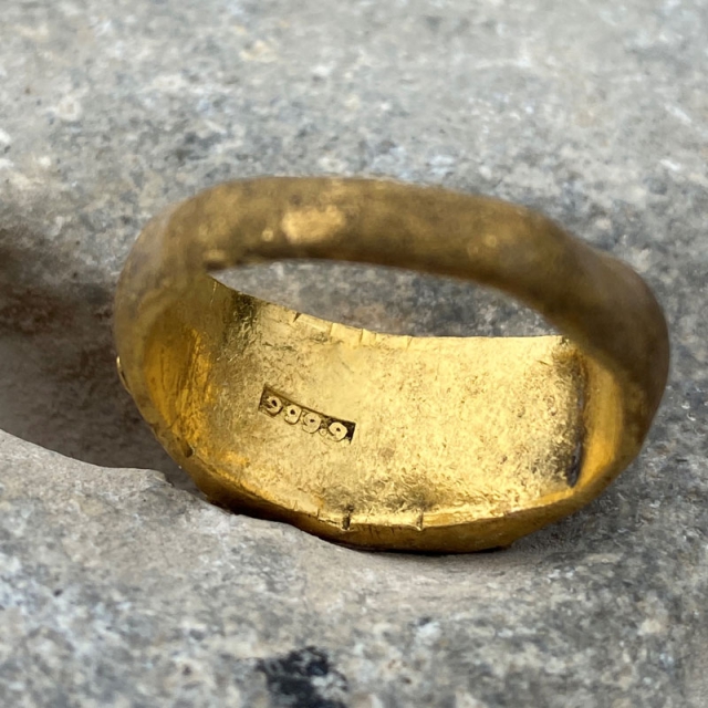 24K Gold Ring